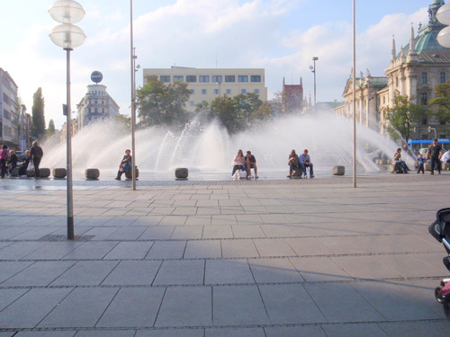 Karlsplatz area of Munich.
